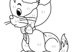 Coloriage Magique Chat Imprimer Coloriage Codé Calcul Dessin Magique Calcul A Colorier
