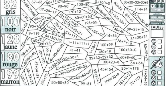 Coloriage Magique Cm2 Maths Multiplication Coloriage Magique A Imprimer Cm2 Dessins Et Coloriages A Imprimer