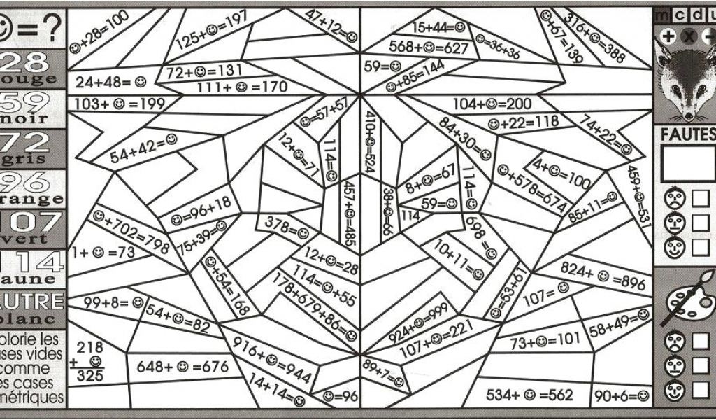 Coloriage Magique Multiplication Cm2 à Imprimer Coloriage Magique Cm2 Maths Multiplication Coloriage Magique