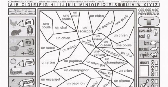 Coloriage Magique Cp Lettres De L Alphabet Pdf]corrigés