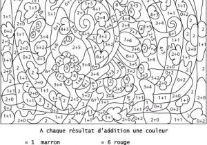 Coloriage Magique Cycle 3 à Imprimer Coloriage Numéroté Additionner Les Chiffres Pour Découvrir Un Signe