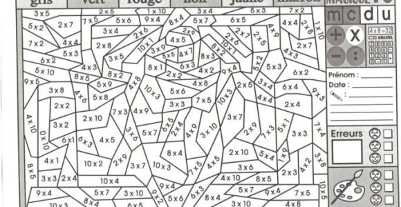 Coloriage Magique De Multiplication Ce2 Coloriage Magique Ce2 Multiplication Jecolorie