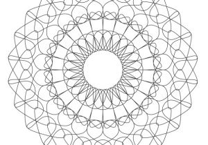 Coloriage Magique De Rosace Dessin   Colorier D Une Rosace Fleur