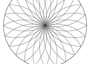 Coloriage Magique De Rosace Dessin   Colorier D Une Rosace Triple