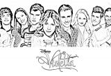 Coloriage Magique De Violetta A Imprimer Coloriage tous Personnages Violetta Dessin