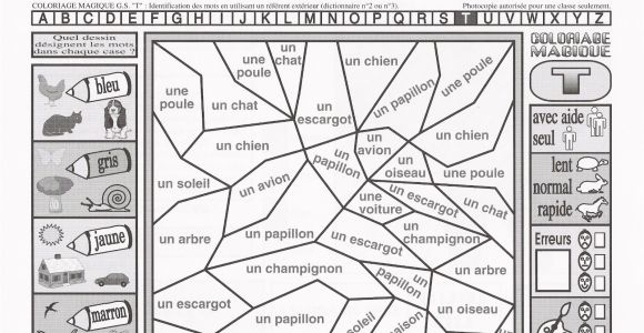 Coloriage Magique Des Alphas Coloriage Magique Reconnaissance Des Lettres Gs Coloriage Magique