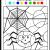 Coloriage Magique Halloween Maternelle Coloriage Araignée à Colorier Dessin à Imprimer