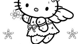 Coloriage Magique Hello Kitty à Imprimer Coloriage A Imprimer Coloriage Magique Hello Kitty Ange
