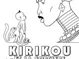 Coloriage Magique Kirikou Coloriage Kirikou Et La sorciere