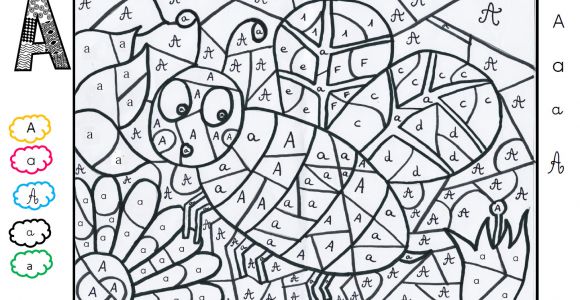Coloriage Magique Lettre Alphabet Un Abécédaire En Coloriage Magique Partie 1 La