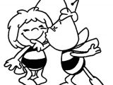 Coloriage Magique Maya L Abeille Coloriage Maya L Abeille Et Willy