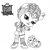 Coloriage Magique Monster High Coloriage Monster High Baby Rochelle