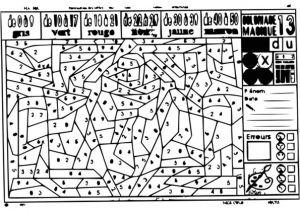 Coloriage Magique Multiplication 6eme Coloriage Magique Pour 6eme