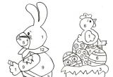 Coloriage Magique Paques Maternelle Coloriage Magique Lapin Et Poule De P¢ques Easter