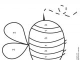 Coloriage Magique Petite Section Maternelle A Imprimer Coloriage Magique Maternelle Abeille   Imprimer Sur Hugolescargot