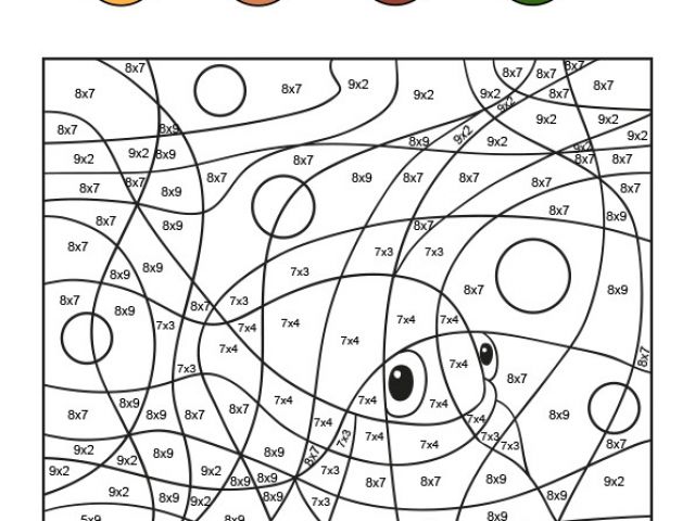 Coloriage Magique Table De 4 Ce1 Coloriage Magique Avec Multiplication