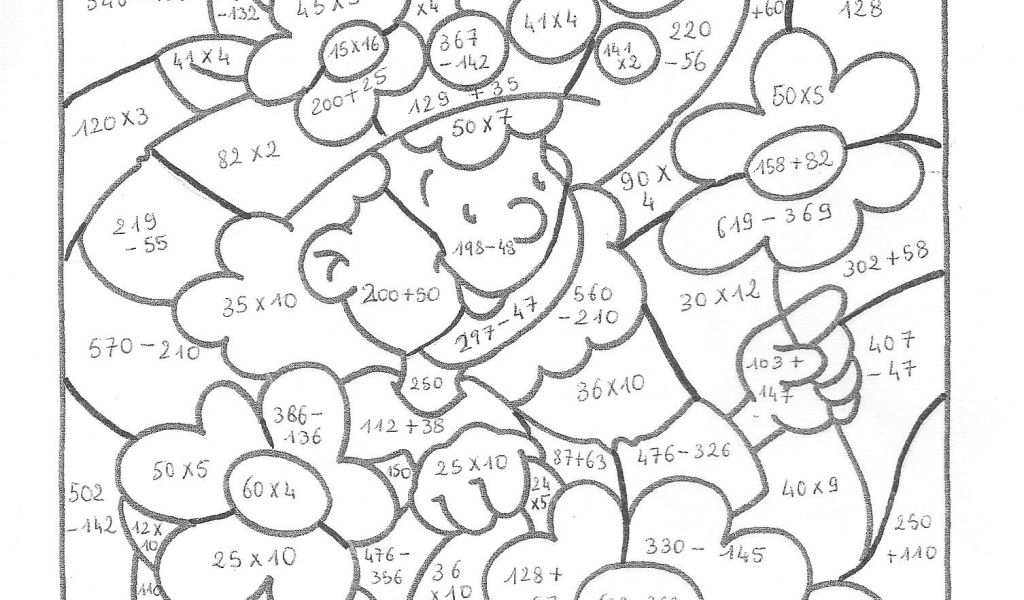 Coloriage Magique Table De Multiplication 7 Coloriages Magiques