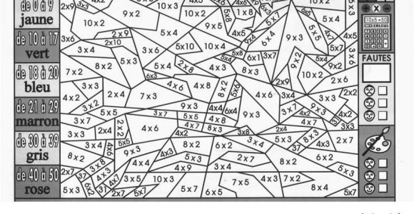 Coloriage Magique Table De Multiplication Ce2 à Imprimer Coloriage Magique Ce1 Ce2 Multiplication Dessin   Imprimer