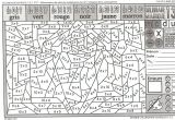 Coloriage Magique Tables De Multiplication Ce2 185 Dessins De Coloriage Magique   Imprimer