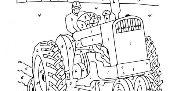 Coloriage Magique Tracteur Coloriage Tracteur Magique Dessin