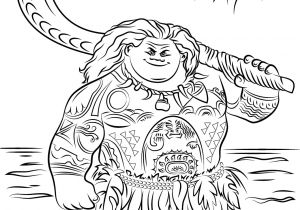 Coloriage Magique Vaiana A Imprimer Coloriage Maui De Vaiana Moana Disney Dessin