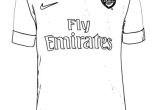 Coloriage Maillot De Foot Barcelone Coloriage Maillot Arsenal à Imprimer