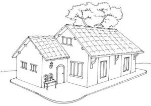 Coloriage Maison Avec Jardin Coloriage Maison 5 Tipos De Vivienda Pinterest