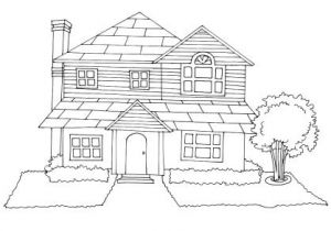 Coloriage Maison Avec Jardin Coloriage Maison 6 Tipos De Vivienda Pinterest