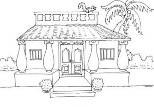 Coloriage Maison Avec Jardin Coloriage Maison 8 Tipos De Vivienda