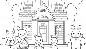 Coloriage Maison Sylvanian Families tous Les Coloriages De Sylvanian Families Dessin Maison A Imprimer