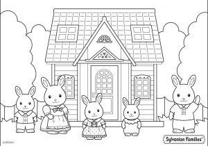 Coloriage Maison Sylvanian Families tous Les Coloriages De Sylvanian Families Dessin Maison A Imprimer