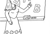 Coloriage Maitresse D école Coloriage à Imprimer Maîtresse D école