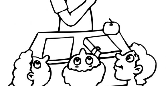 Coloriage Maitresse D école Coloriage Maitresse D école à Imprimer Sur Coloriages Fo