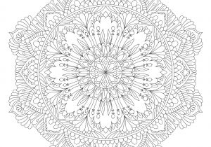 Coloriage Mandala A Telecharger Stress Coloring Best Télécharger Une Mandala Anti Stress Colorier