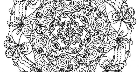 Coloriage Mandala Adulte A Imprimer Mandala