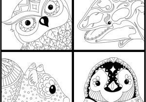 Coloriage Mandala Anti Stress Animaux Coloriages Anti Stress – Shop Dinett Illustration