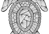 Coloriage Mandala Anti Stress Animaux tortue Coloriages D Animaux Mandalas Zen & Anti