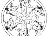 Coloriage Mandala Automne Maternelle Dessins Gratuits   Colorier Coloriage Mandalas Animaux   Imprimer