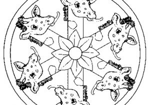 Coloriage Mandala Automne Maternelle Dessins Gratuits   Colorier Coloriage Mandalas Animaux   Imprimer