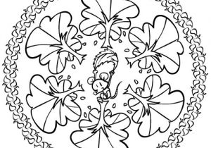 Coloriage Mandala Automne Maternelle Mandala Avec Des Arbres Et Des Feuilles Le Mandala