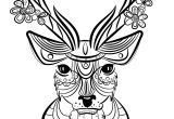 Coloriage Mandala Biche Coloriage Animaux Cerf Manman Stuffies Pinterest