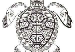 Coloriage Mandala Biche La tortue Marine   Colorier Du Dimanche …