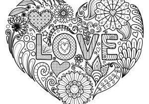 Coloriage Mandala Coeur Difficile Adult Coloring Pages · Download and Print for Free