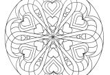 Coloriage Mandala Coeur Difficile Mandala Coeurs Mandalas Coloriages Difficiles Pour Adultes