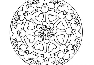 Coloriage Mandala Coeur Facile Coloriage Mandala Coeur A Imprimer Gratuit