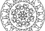 Coloriage Mandala Coeur Facile Coloriage204 Coloriage Mandala Coeur