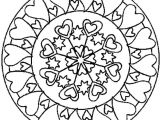 Coloriage Mandala Coeur Facile Coloriage204 Coloriage Mandala Coeur