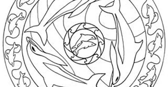Coloriage Mandala Dauphin à Imprimer Coloriage Mandala Les Beaux Dessins De Autres Imprimer Et Colorier