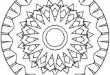 Coloriage Mandala En Ligne Gratuit Mandale Simple Et Joli  Imprimer Gratuitement Ou Colorier