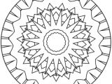 Coloriage Mandala En Ligne Gratuit Mandale Simple Et Joli  Imprimer Gratuitement Ou Colorier